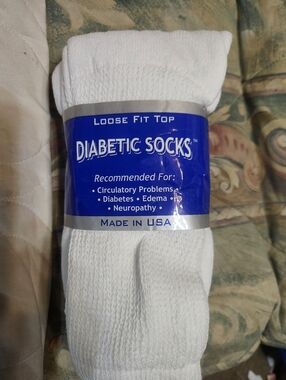 New 3 Pack Of Diabetic Socks